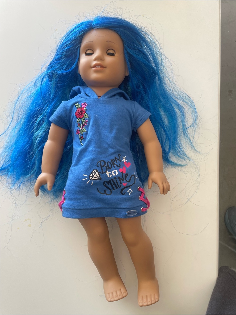 American Girl Doll Truly Me #90, Blue Hair, Blue Eyes